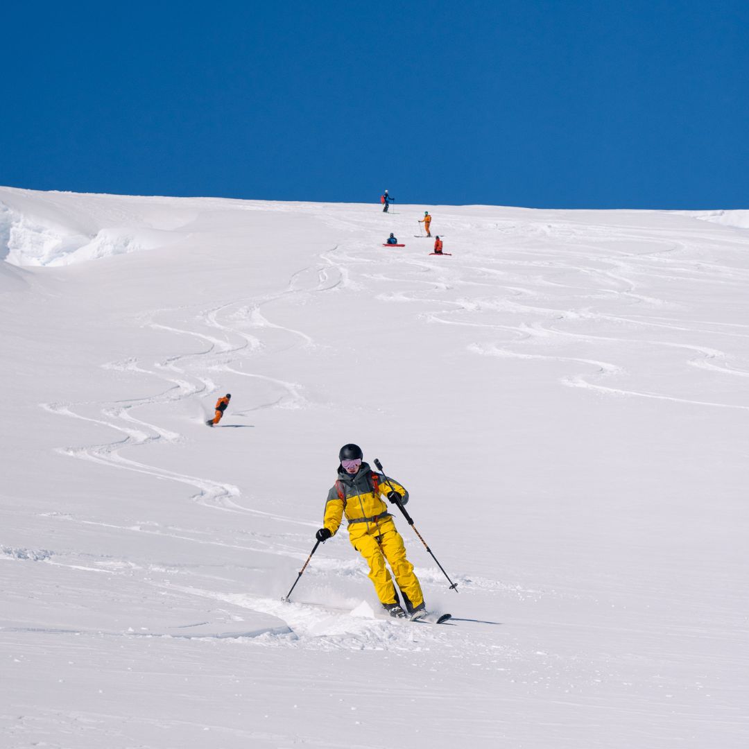 Skiing in Antarctica - Heli-skiing from an Antarctic yacht