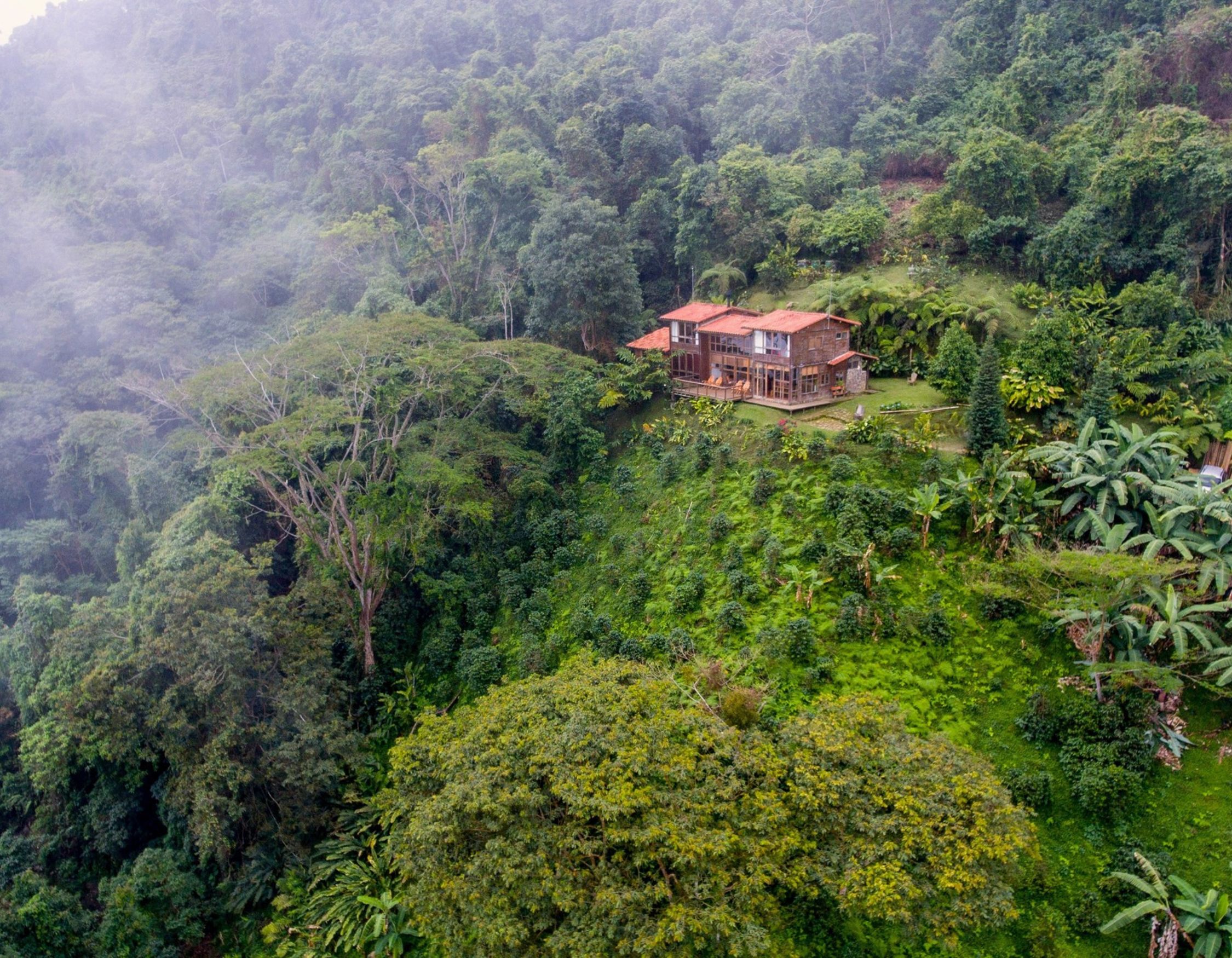 Casa Oropéndola high in the cloud forest of the Sierra Nevada de Santa Marta in Colombia