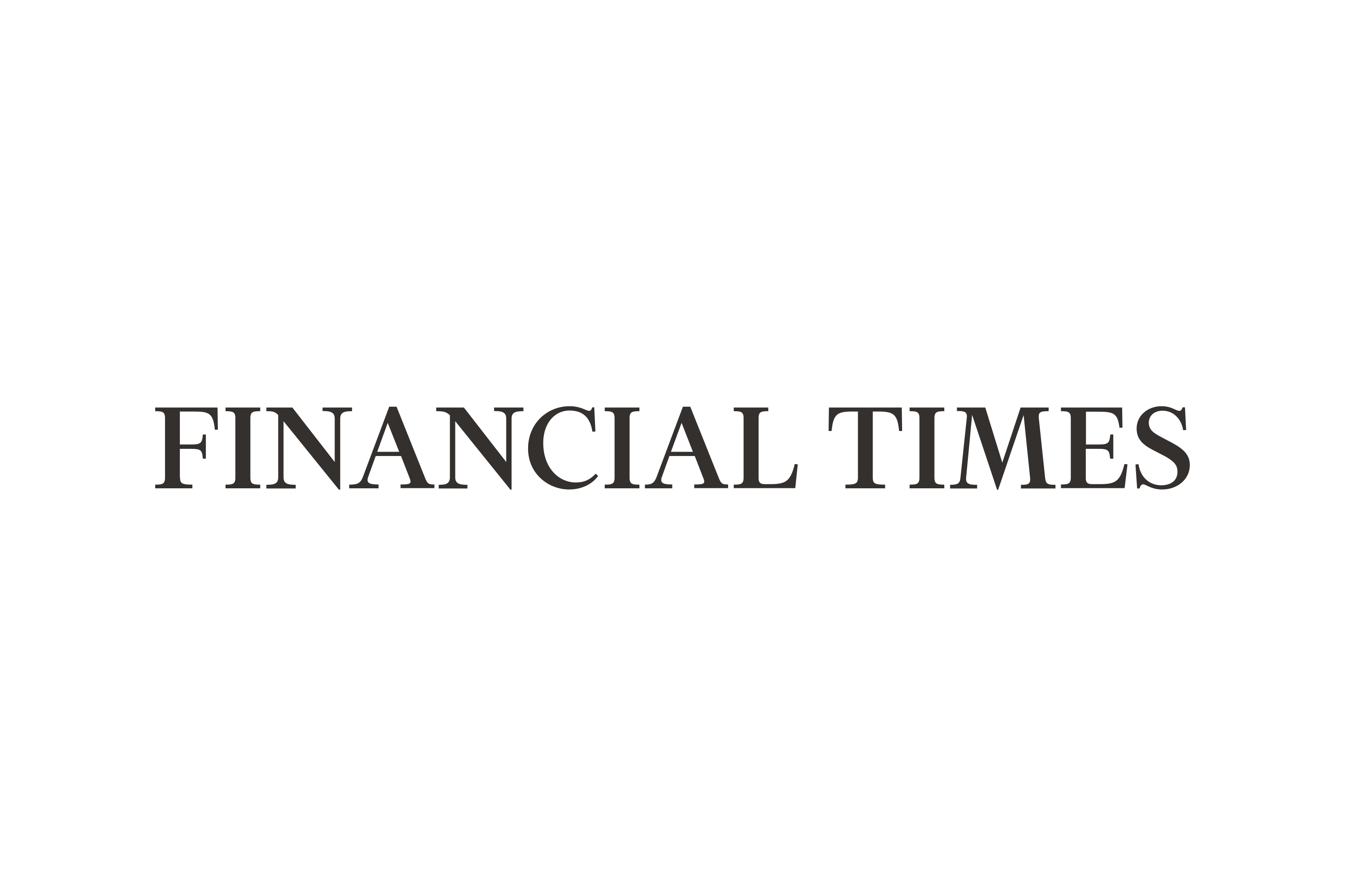 The logo of Financial Times displayed in bold, serif font.
