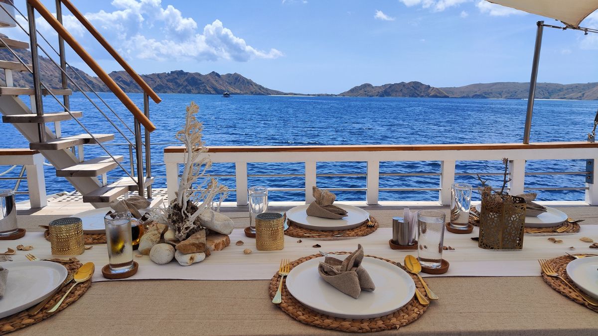 Maltese cuisine aboard a luxury yacht