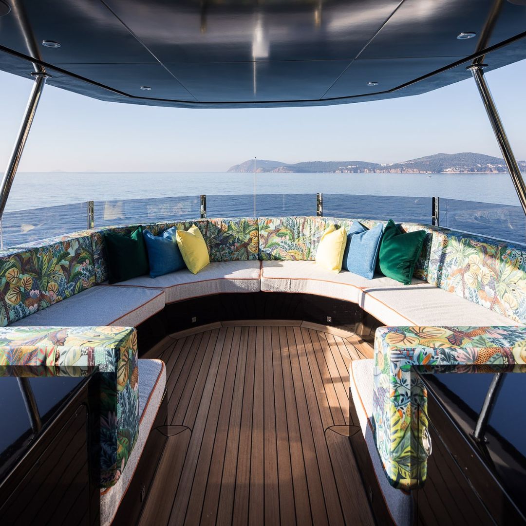 Luxury yacht interior design King Benji Yacht Charter