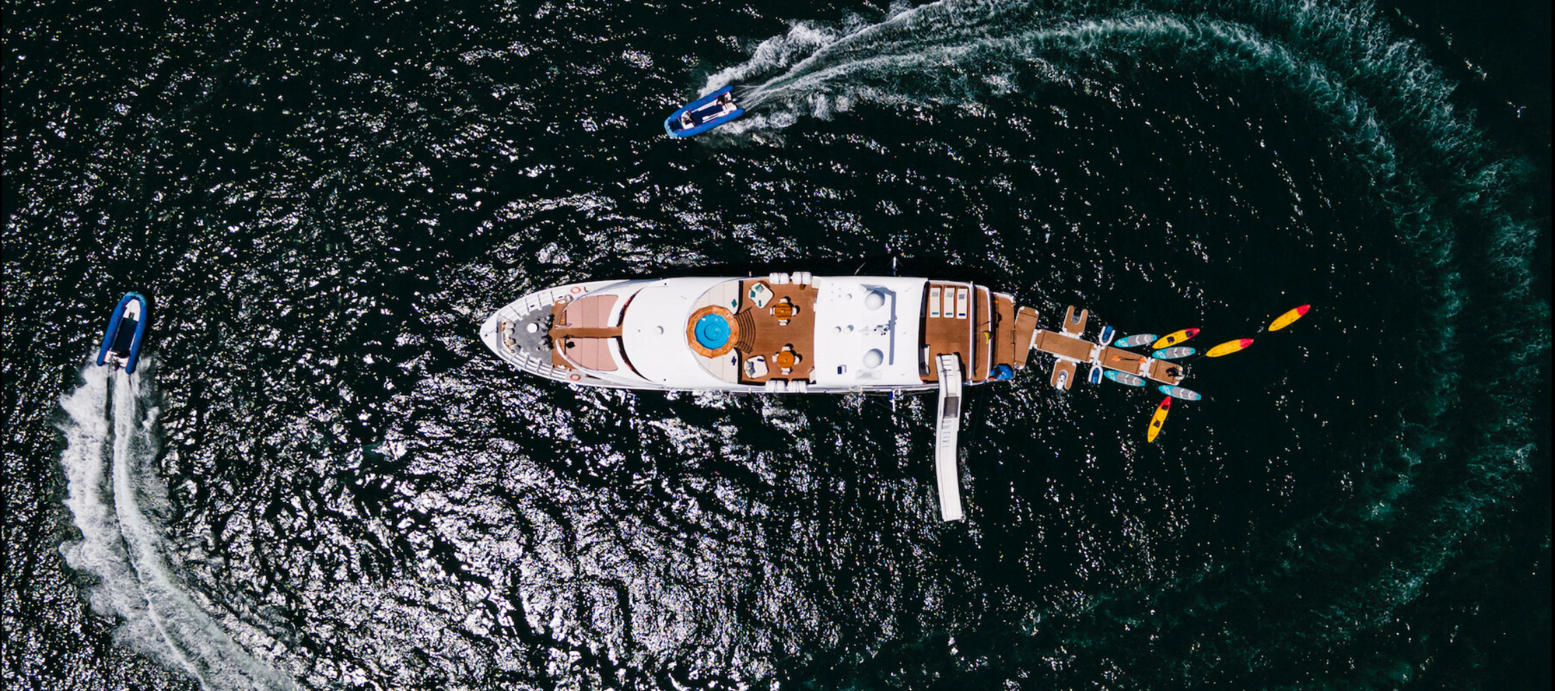 Kontiki Wayra luxury yacht toys and tenders sea ocean