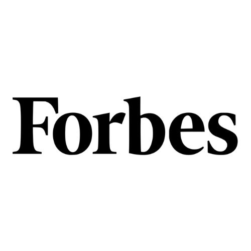 Forbes logo in a bold, black serif font.