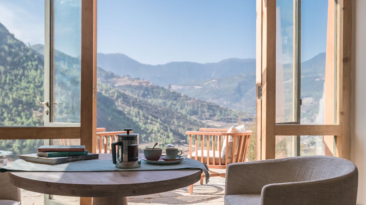 View from the dining room