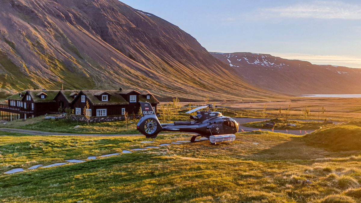 Deplar Farm, one of the best luxury hotels in Iceland set in the dramatic fjords with private helicopter access.