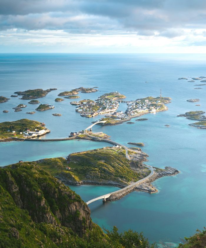 Lofoten islands in Norway