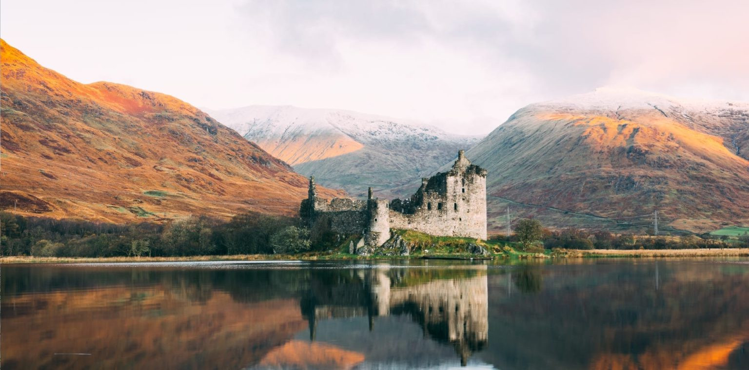 Remote castle on a luxury scotland vacation in the highlands