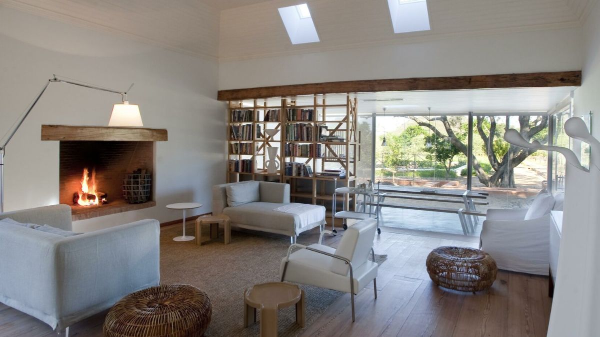Babylonstoren luxury farmhouse living room