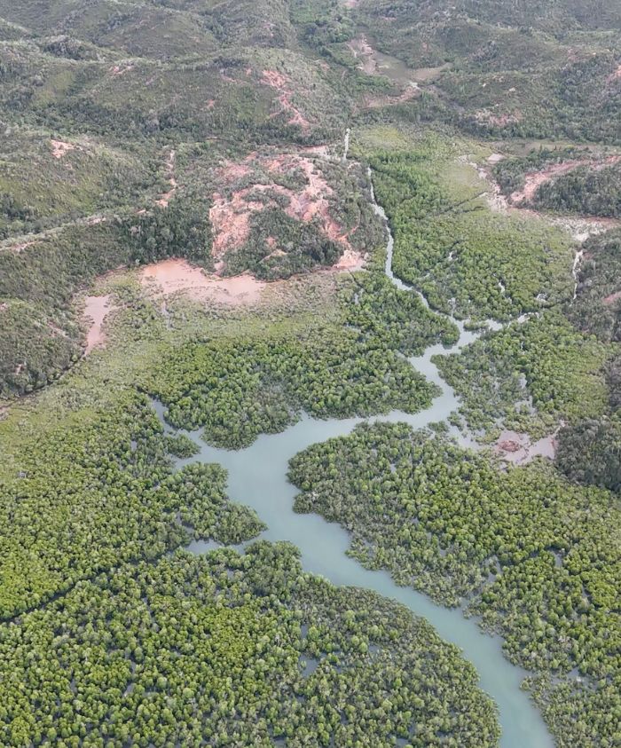 waterway and green landscape