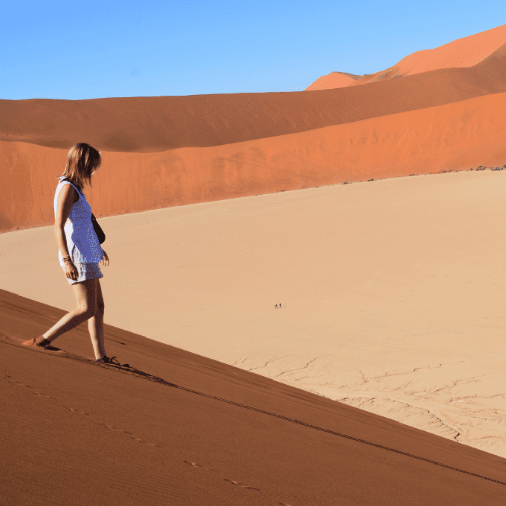 Bella in Namibia