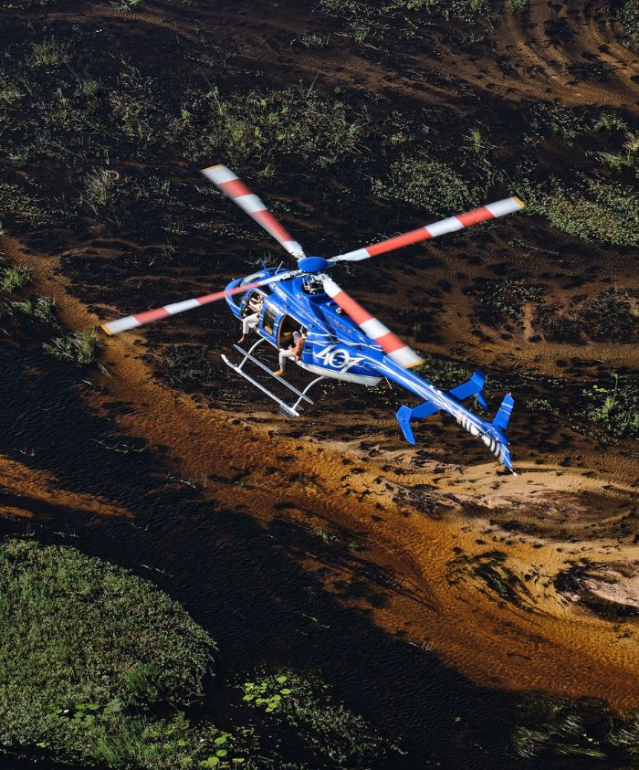 helicopter Botswana