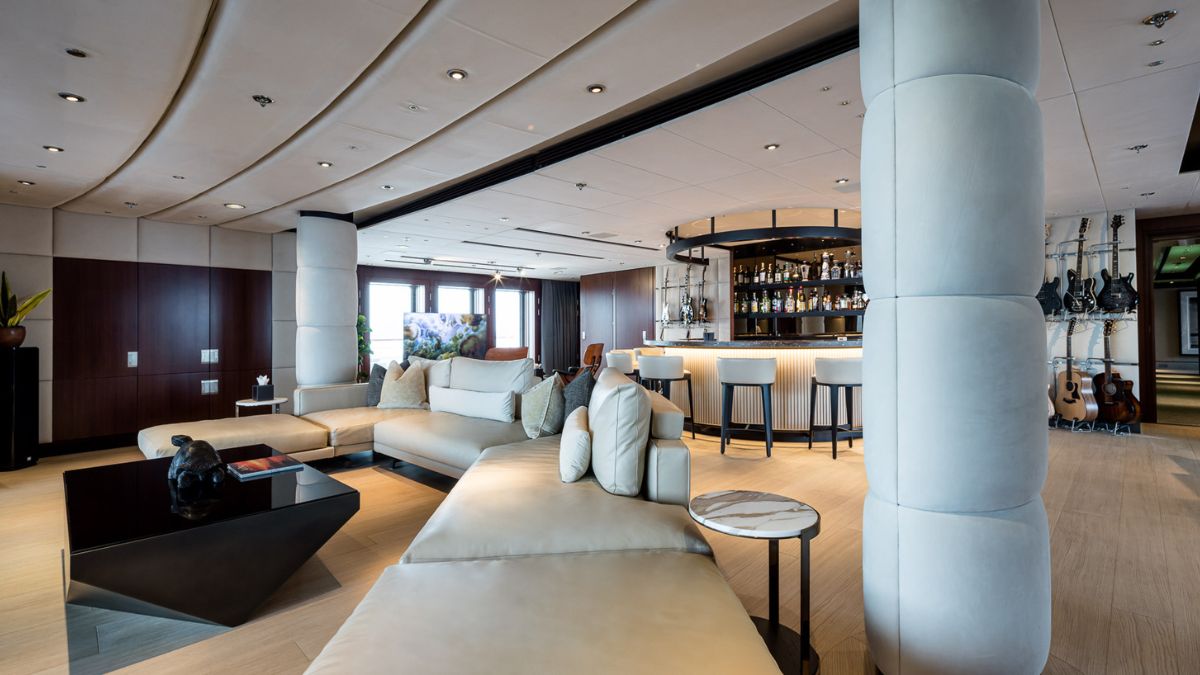 Inside lounge and bar